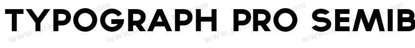 TYPOGRAPH PRO SemiBold字体转换